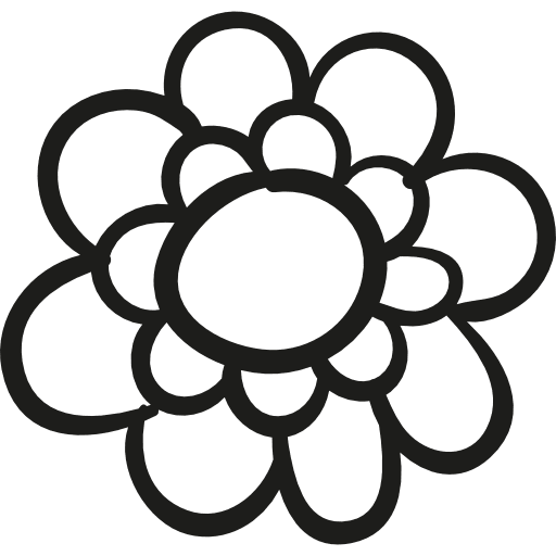 Garden flower petals flower petals petals nature icon