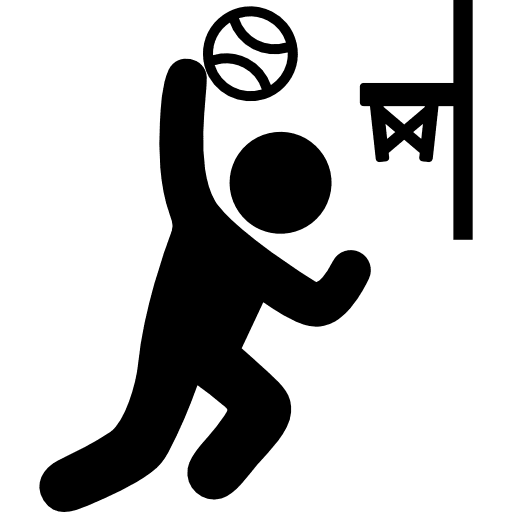 Basketball hook player sports ball sportive icon