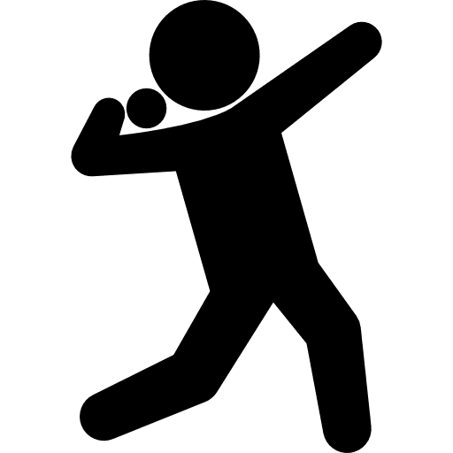 Shot put throwing olympic olympic games weight icon
