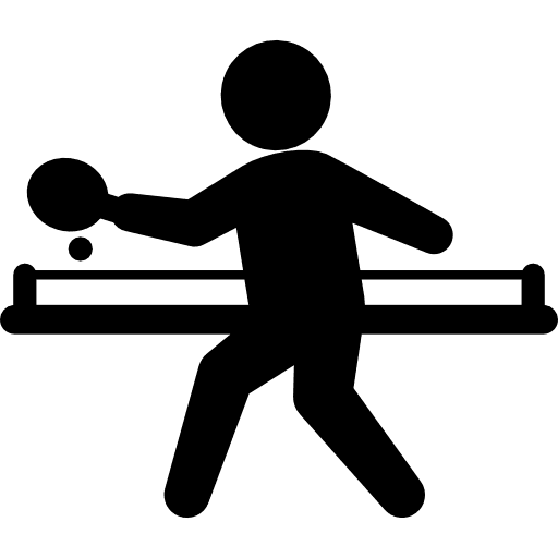 Table tennis racket table tennis sports icon