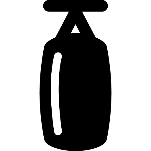 Boxing punch bag box punching punching bag icon