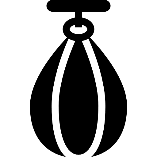 Punching ball boxing sportive sports icon