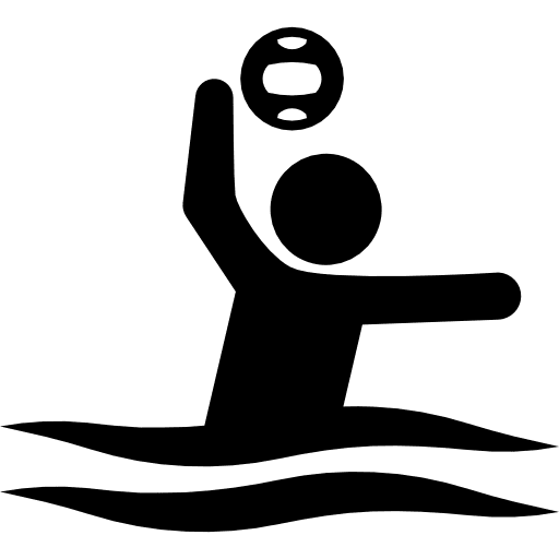 Waterpolo swimming sports ball swimming pool icon