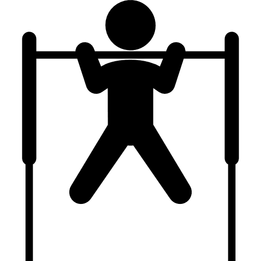 Uneven bars sports gym gymnastic icon