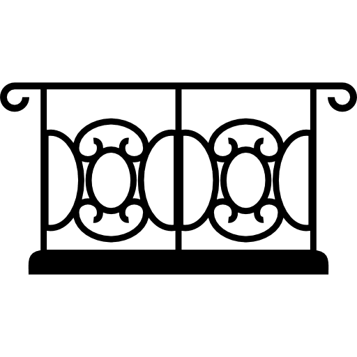 Balcony buildings home veranda icon