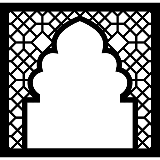 Window frame arabesque islam icon