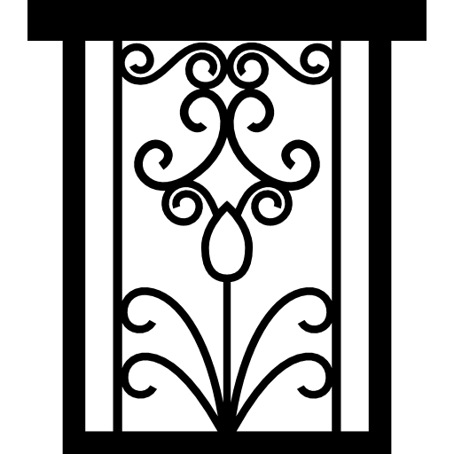 Window frame home buildings icon