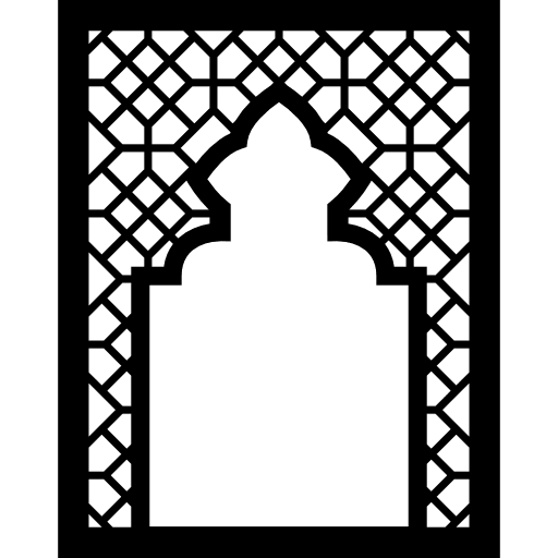 Window islam frame arabesque icon