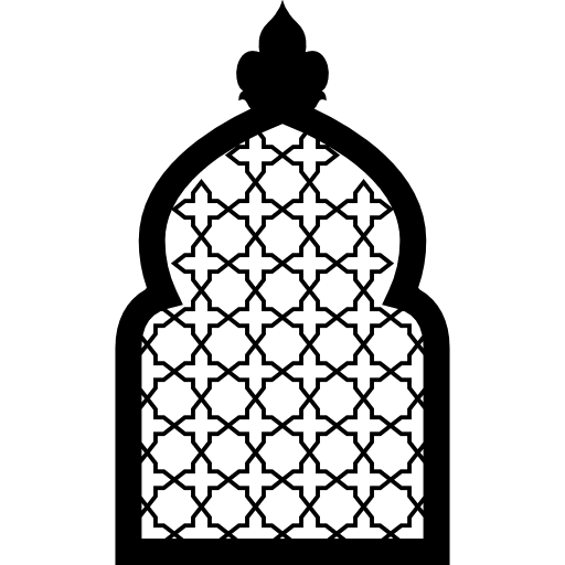 Window islam mosque frame icon