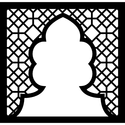 Window arabic frame arabesque icon