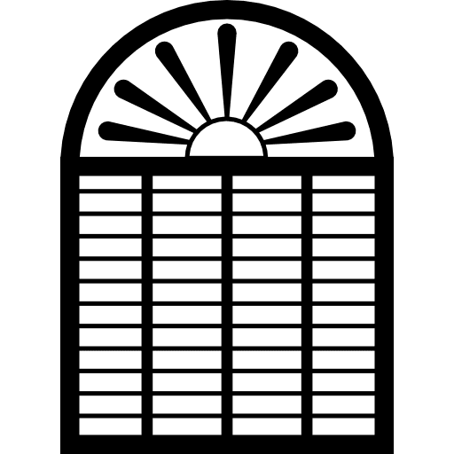 Window bars frame home icon