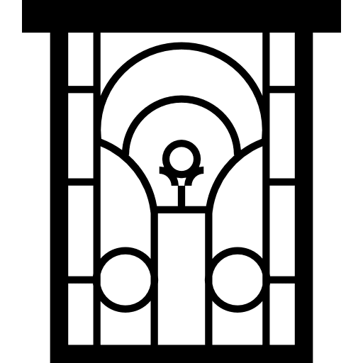 Window home buildings frame icon