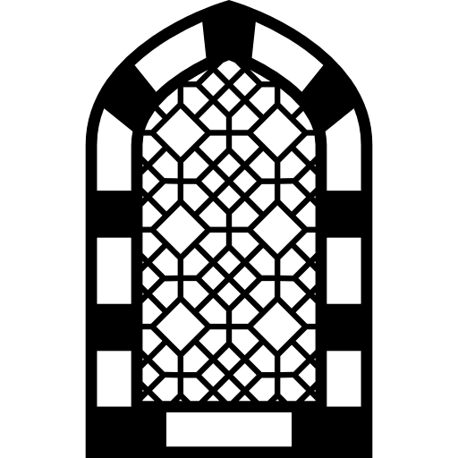 Window mosque arabic ornament icon