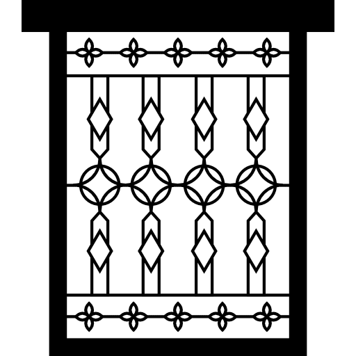 Window buildings bars frame icon