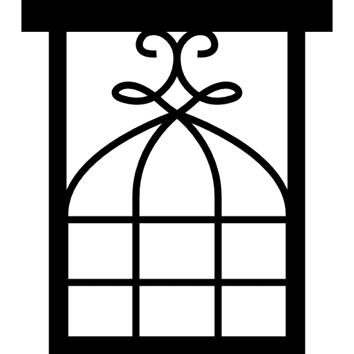 Window buildings frame home icon