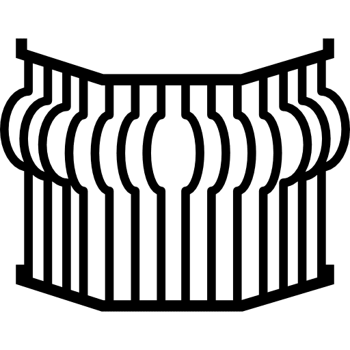 Balcony home bars buildings icon