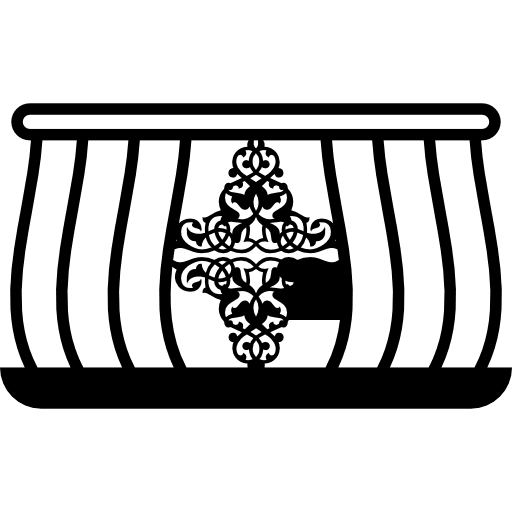 Balcony home decorative buildings icon