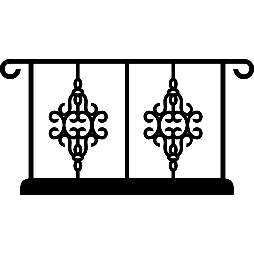 Balcony home decorative buildings icon