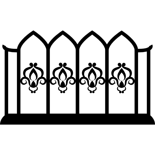 Balcony home decorative ornament icon