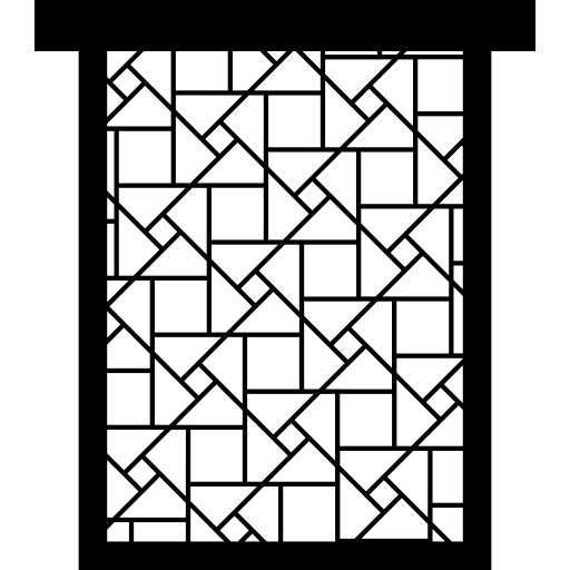 Window decorative frame home icon