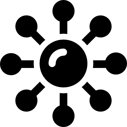 Networking connection business multi channel icon