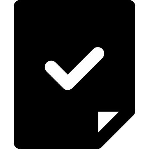 File business completion archive icon