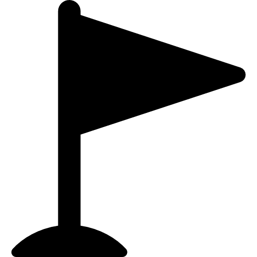 Flag country peace symbol icon