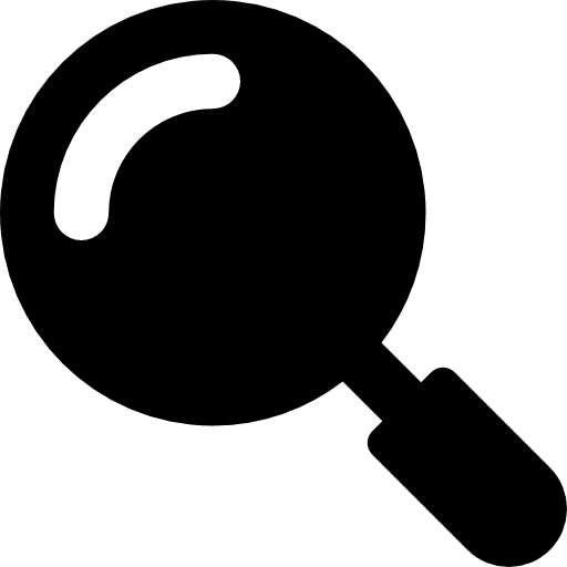 Search zoom magnifying glass detective icon