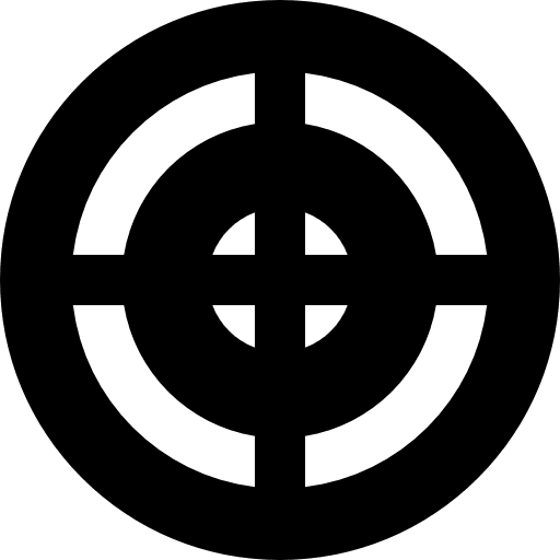 Target weapons archery arrow icon