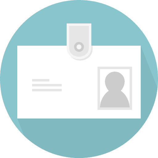 Card id card identification identity icon