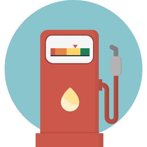 Gas station gasoline fuel energy icon