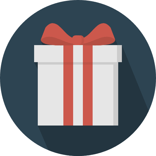 Giftbox surprise christmas present giftbox icon