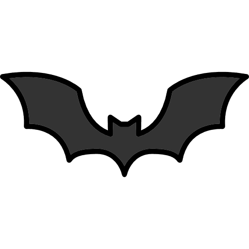 Bat zoo halloween animal kingdom icon