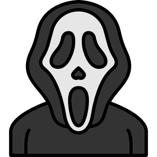 Scream scary scream terror icon