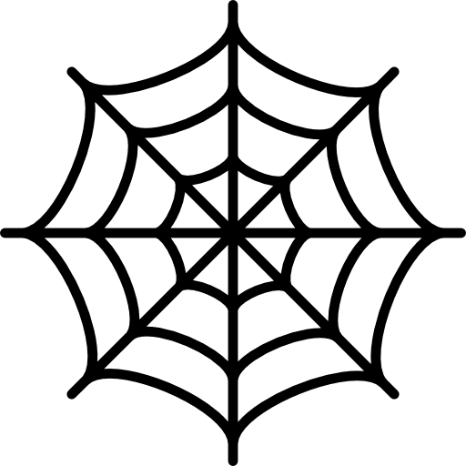 Spider web spider web cobweb halloween icon