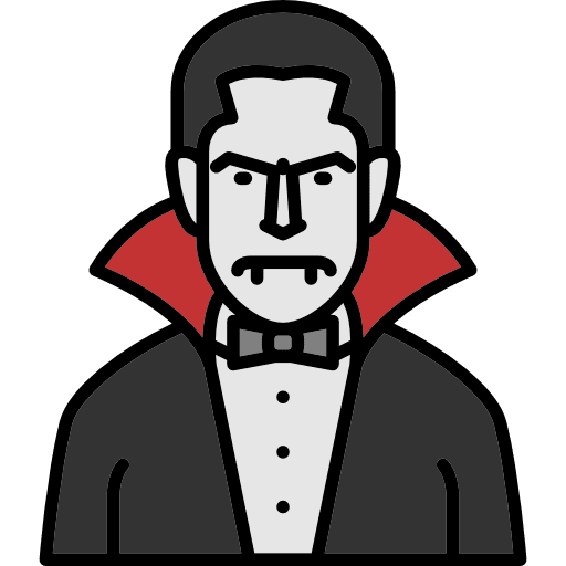Dracula avatar scary fear icon