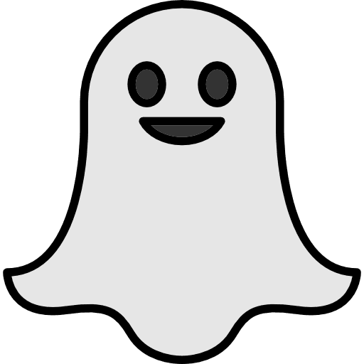 Ghost terror horror scary icon