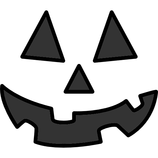 Pumpkin terror spooky pumpkin icon