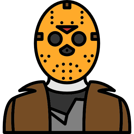 Murderer cinema spooky terror icon