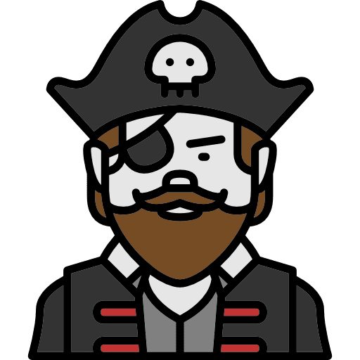 Pirate spooky avatar scary icon