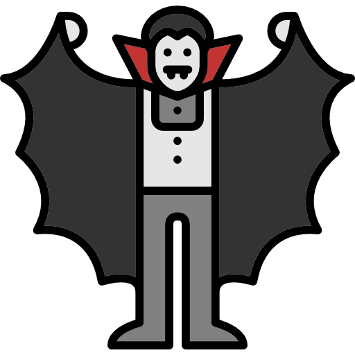 Dracula dracula spooky horror icon
