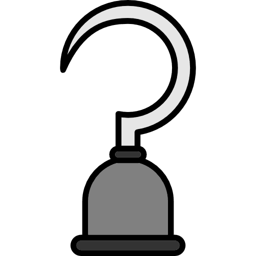 Hook weapon handicap halloween icon