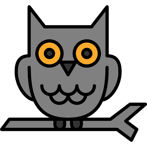 Owl animals bird owl icon