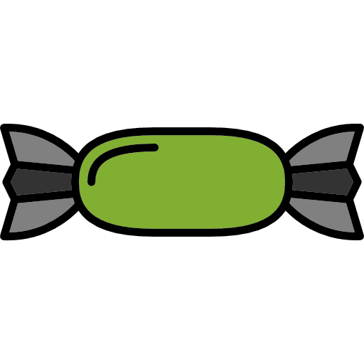 Candy sweets toffee dessert icon