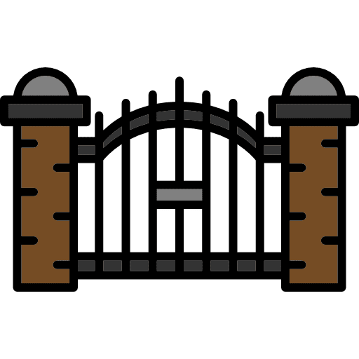 Gate horror fear gate icon
