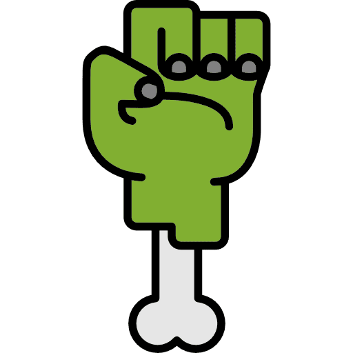 Hand horror halloween hand icon