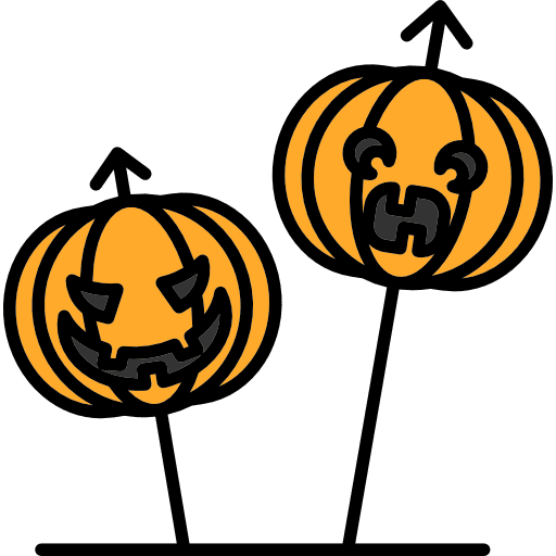 Pumpkins spooky horror pumpkins icon