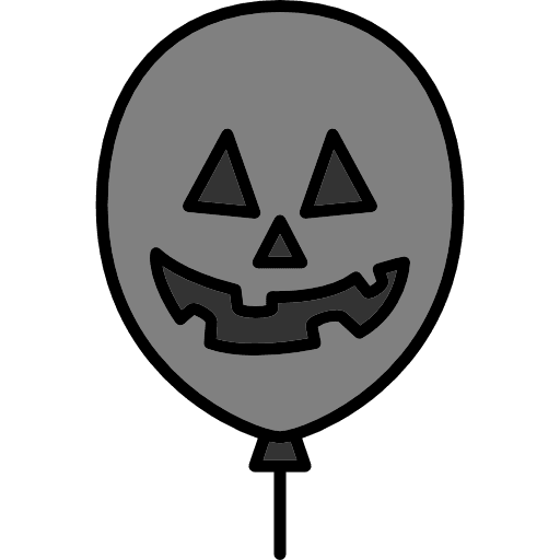 Balloon scary balloon fear icon