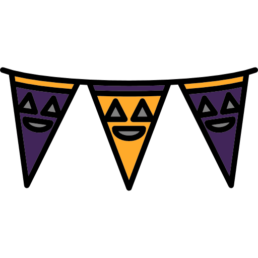 Garlands garlands spooky fear icon