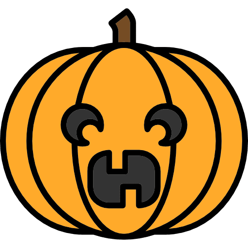 Pumpkin pumpkin scary halloween icon